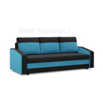 Trivietė sofa lova Aura su miegojimo mechanizmu