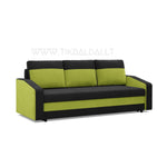 Trivietė sofa lova Aura su miegojimo mechanizmu
