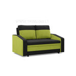 Dvivietė sofa lova Aura su miegojimo mechanizmu