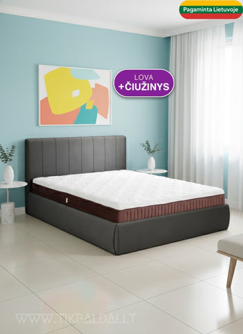 Lova Monakas + čiužinys Royal