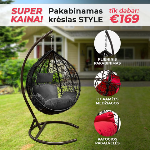 Pakabinamas krėslas STYLE