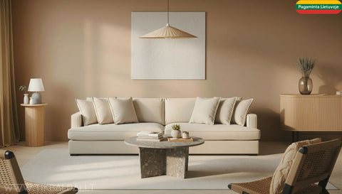 Skandinaviško stiliaus keturvietė sofa Universe