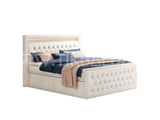 Continental miegamojo lova Cezar LED su čiužiniu + antčiužinis DOVANŲ